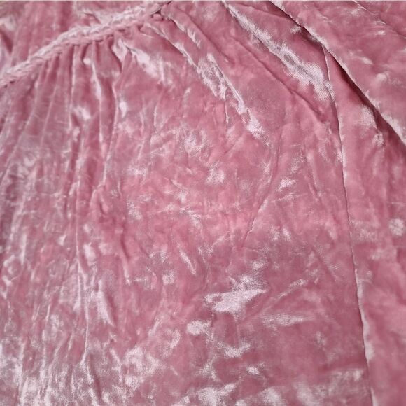 Torrid Pink Velvet Surplice Babydoll Tank - Picture 7 of 10